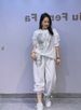 Women's Clothing Full Of Star Diamond Two Piece Suit Round Neck Pullover Long Sleeve Sweater Trousers Suit Trendy_ecoleips.com