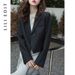 Women's Spring And Autumn New Style Blazer, Petite Size, Elegant Design, Niche White Short Jacket_ecoleips.com