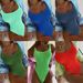 Women's Sexy Solid Color One-Piece Swimsuit With Backless Design - Comfortable & Stylish Swimwear For Beach & Pool_ecoleips.com