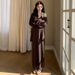 Autumn New Korean Fashion Maternity Dress With Strap + Sun Protection Top Two-Piece Set For Pregnant Women_ecoleips.com