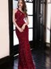 Women's sexy sleeveless halterneck dress slim hip-covering long skirt_ecoleips.com