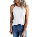 Fashionable European American Summer New Style Halter Tank Women, Suitable Both Inner And Outer Wear, Solid Color, Slim_ecoleips.com