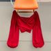 Women's Spring Fashion V Neck Pleated Collarbone Bubble Long Sleeve Crop Top Chic And Unique Pullover Short Exposed Design_ecoleips.com