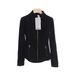 Elegant Gold Zipper Fitness Jacket For Women - Lightweight Yoga Running Top With High Elasticity, Breathable & Stylish Workout Outerwear_ecoleips.com