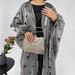 Women's Clothing Women's Muslim Clothing Abaya Simple Rose Flower Outer Skirt Suit Elegant_ecoleips.com