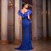 Elegant Sophisticated European American Style Evening Gown French Slim Fitting Mermaid Dress For Banquets Parties_ecoleips.com