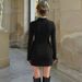European And American Best-selling New 2025 Early Autumn Fashion Slim-fit Back-zip Bodycon Dress Women, Wholesale For_ecoleips.com