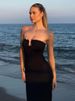Mozision Off-shoulder Strapless Sexy Maxi Dress For Women Solid Sleeveless Backless Bodycon Club Party Sexy Long Dress Elegant_ecoleips.com