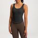 Women's Clothing Yoga Vest Slim Fit Ribbed With Chest Pad Sports One Piece Cup Fitness Top_ecoleips.com