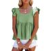 Women's Square Neck Sleeveless Vest Casual Loose Fit Versatile Top For Spring Summer Regular Polyester Tank_ecoleips.com
