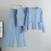 Women's Clothing Leg Pants Sweater Vest Three Piece Suit Women's Spring And Autumn New Vest Knitted Cardigan Suit_ecoleips.com