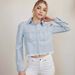 Jackets Long Sleeve Short Slim Fit Washed Women's Slightly Stretch Denim Jacket_ecoleips.com