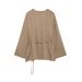 ZR Style Women's Clothing Textured Double-Breasted Kimono-Style Jacket And Pants54277435427431_ecoleips.com
