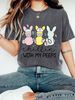 Women's Clothing Round Neck Short Sleeve T Shirt Easter Nurse Cartoon Printing Summer New Comfortable T Shirt_ecoleips.com