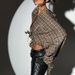 Women's Clothing Summer New Fashion Retro Lapel Plaid Casual Hole Long Sleeve Plaid Shirt_ecoleips.com