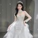 2025 New Style Mermaid Light Luxury Wedding Dress High Quality Princess Main Dress for Women's Wedding Party Wear_ecoleips.com