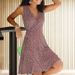 European And American Foreign Trade Women's Clothing 2023 Summer New Casual Slim-fit Printed Tie-neck_ecoleips.com