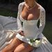 Summer New Sexy Elegant Dress White Black European American Style Milk Silk Other Colors Women's Clothing/Dress_ecoleips.com