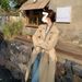 High-End Trench For Women, Spring And Autumn 2025 New Small Size Mid-Length British Style Fashionable Elegant Coat_ecoleips.com