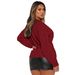 Soft & Cozy Oversized Knit Sweater Women's Casual Pullover With Shawl Collar – Elegant Fall & Winter Wardrobe Essential_ecoleips.com