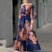 Women's Clothing Two piece Summer New Casual Printed Off shoulder Wide leg Pants Set_ecoleips.com