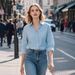 Custom Order Foreign Trade Cross-Border White Loose Long-Sleeve Shirt Women's Workwear Clothing Factory European And_ecoleips.com