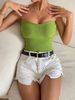 Aria Basics Aria Basics New European And American Summer Fashion Independent Site Cross-border Women's Clothing Simple Slim-fit Strapless_ecoleips.com