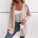 2024 European And American Women's Fashion V-neck Cross-border Autumn/Winter New Elegant Cardigan_ecoleips.com