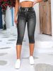 Cross-border European And American Best-selling Women's Jeans, High-elasticity, Elastic Waist, Drawstring, High-waisted,_ecoleips.com