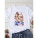 Wholesale Cross-border Women's Clothing New Spring-summer Short-sleeve Mother's Day Tops For Women_ecoleips.com