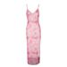 AD183 European And American Cross-border 2025 Summer Fashion Trend Women's New Strapless Backless Printed Bodycon Dress_ecoleips.com