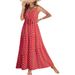 2025 Cross-Border Summer Casual Women's Bohemian Sleeveless Printed Long Layered Beach Dress_ecoleips.com