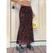 Women's High-Waisted Bodycon Lace Skirt Solid Color Fishtail Mid-Calf A-Line Elegant Fashion England Style For Spring/Autumn Summer_ecoleips.com