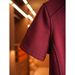 Summer Style Women's Two Piece Set Burgundy Short Sleeve T-Shirt And Flowy Casual Pants_ecoleips.com