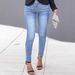 Slim Fit Stretch Jeans For Women - High Waist Skinny Denim Pants With Comfortable Elastic Fabric_ecoleips.com