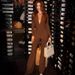 Elegant V-Neck Long Sleeve Jumpsuit - Stretch Fit High Waist Bodycon Romper With Ruffle Detail For Women (Brown & White)_ecoleips.com