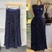 Elegant A-Line Midi Skirt For Women | Stretchy Waist Flowy Swing Skirt With Polka Dots & Pleats, Casual To Dressy_ecoleips.com