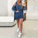 Women's Clothing full size stock sufficient new products ribbed vest dress long sleeved jacket two piece set_ecoleips.com