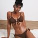 European And American Women's 2024 New Style Solid Color Triangle With Bow, Sexy Swimsuit For Women_ecoleips.com