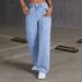 Women's High-Waisted Casual Jeans European American Design Autumn New Arrivals Women's Denim Fashion_ecoleips.com