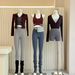 Women’s Clothing New Yoga Clothes Women's Thin Yoga Cardigan Knotted Sports Pilates Long Sleeve Jacket Coverall Pants Set_ecoleips.com