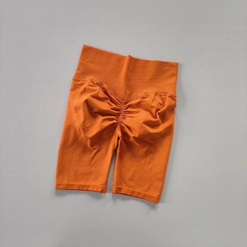 Women's Clothing Hip Lifting Fitness Shorts For Women Running Sports Cycling Mid Length Pants Hip Lifting High Waist Yoga Training Shorts_ecoleips.com
