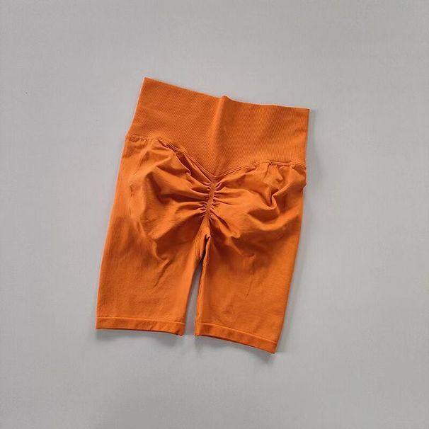 Women's Clothing Hip Lifting Fitness Shorts For Women Running Sports Cycling Mid Length Pants Hip Lifting High Waist Yoga Training Shorts_ecoleips.com