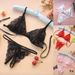 Women Lady Sexy Lingerie Lace Underwear Sleepwear G-string Lingerie Female Underwear Set Women's Bra Suit Комплект_ecoleips.com