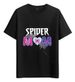 Women's T-Shirts Tshirt Muscle Freaks Spider Mom Style T-shirt_ecoleips.com