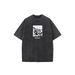 Summer Retro Women's Cotton T-Shirt Short-Sleeved Printed Distressed Top_ecoleips.com