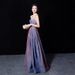 Women's Spaghetti Strap Backless Sexy Glitter Deep V Evening Party Gown Dress Formal Banquet Dinner Prom Cocktail Long Dress_ecoleips.com