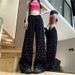 Women's Digital Print Heavyweight Slimming Straight Leg Trousers Casual Simple Style Summer Sportswear_ecoleips.com