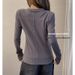 Women's Clothing Tencel Lyocell Long Sleeve Base Shirt Round Neck Brushed High End Solid Color T-Shirt For Autumn Winter Regular Fit_ecoleips.com