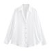 Aria Basics Aria Basics ZARZ Self-designed European American Style New Women's Clothing, Fashionable And Versatile, 20-color Silk Satin Texture_ecoleips.com